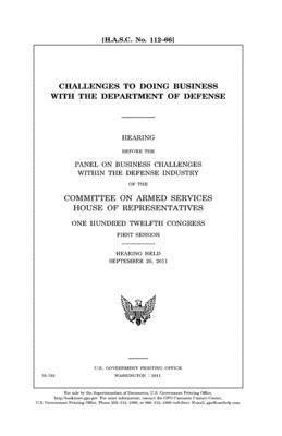 bokomslag Challenges to doing business with the Department of Defense