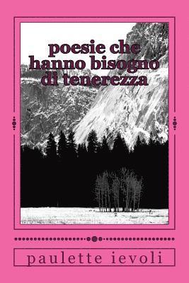 bokomslag poesie che hanno bisogno di tenerezza