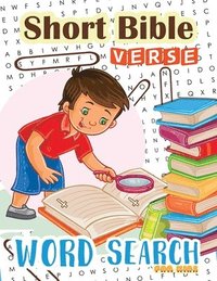 bokomslag Word Search: Short Bible Verse for Kids: 48 Memory Short Bible Verse for Kids Ages 6-8