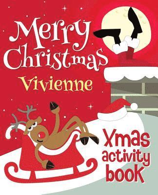 bokomslag Merry Christmas Vivienne - Xmas Activity Book: (Personalized Children's Activity Book)