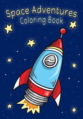 bokomslag Space Adventures Coloring Book