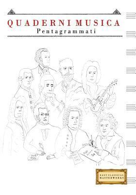 Quaderni Musica Pentagrammati: (17.78 X 25.4 CM) 1