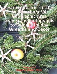 bokomslag Big Kids Coloring Book: Restored District Williamsburg VA Geographic Area: VA Geographic Area Gray Scale Photos to Color - Holiday Wreaths and Décor,