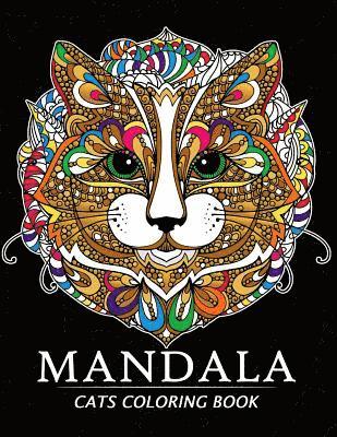 bokomslag Mandala Cats Coloring Books: Stress-relief Coloring Book For Grown-ups, Men, Women