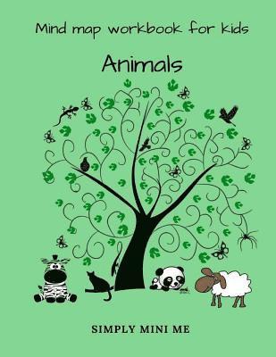 bokomslag Mind map workbook for kids - Animals