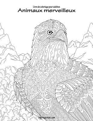Livre de coloriage pour adultes Animaux merveilleux 1 1
