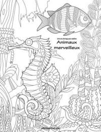bokomslag Livre de coloriage pour adultes Animaux merveilleux 1 & 2