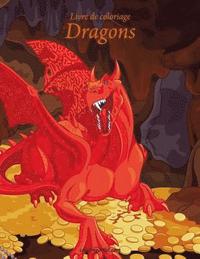 bokomslag Livre de coloriage Dragons 1 & 2
