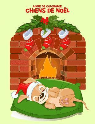 bokomslag Livre de coloriage Chiens de Noël 1