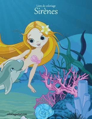 bokomslag Livre de coloriage Sirènes 1