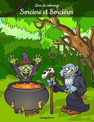 bokomslag Livre de coloriage Sorciers et Sorcières 1
