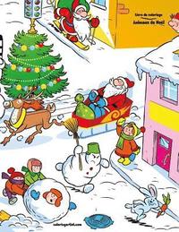 bokomslag Livre de coloriage Animaux de Noël 4