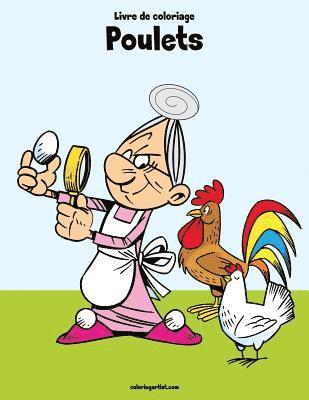 bokomslag Livre de coloriage Poulets 1