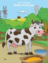 bokomslag Livre de coloriage Vaches et taureaux 2