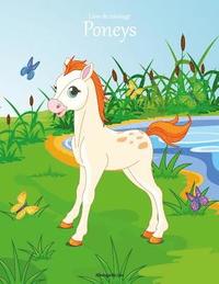 bokomslag Livre de coloriage Poneys 1