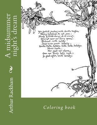 Arthur Rackham, Monica Guido - A midsummer night's dream: Coloring book, Häftad