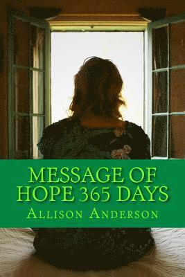Allison Anderson - Message Of Hope 365 days, Häftad