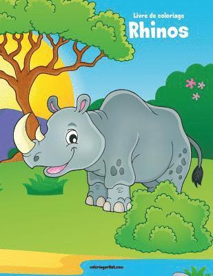 Livre de coloriage Rhinos 1 1