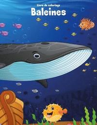 bokomslag Livre de coloriage Baleines 1