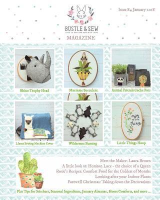 bokomslag Bustle & Sew Magazine Issue 84 January 2018