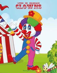bokomslag Livre de coloriage Clowns 1 & 2