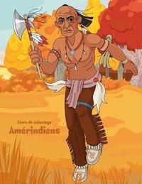 bokomslag Livre de coloriage Amérindiens 1