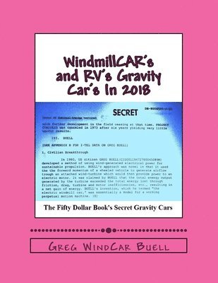 WindmillCAR's and RV's Gravity Car's In 2018 1