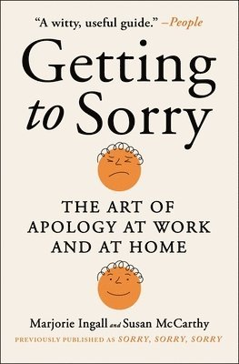 Marjorie Ingall, Susan McCarthy - Getting to Sorry, Häftad