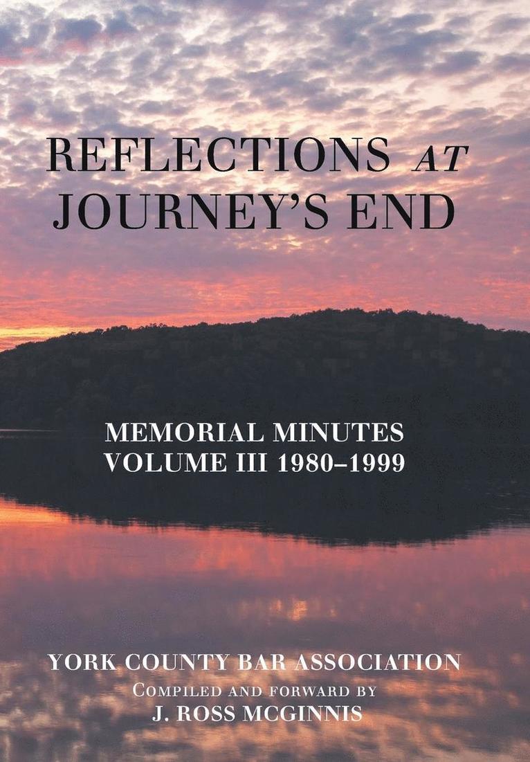 Reflections at Journey's End 1
