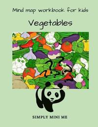 bokomslag Mind map workbook for kids - Vegetables