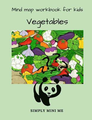 bokomslag Mind map workbook for kids - Vegetables