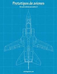 bokomslag Prototipos de aviones libro para colorear para adultos 2