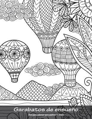 Nick Snels - Garabatos de ensueño libro para colorear para adultos 1, 2 & 3, Häftad