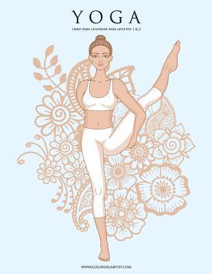 Yoga libro para colorear para adultos 1 & 2 1