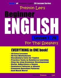 bokomslag Preston Lee's Beginner English Lesson 1 - 20 For Thai Speakers