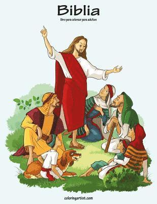 bokomslag Biblia libro para colorear para adultos 1