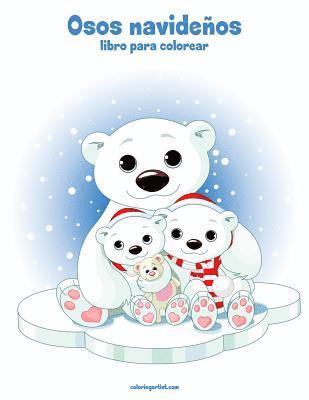 bokomslag Osos navideños libro para colorear 1