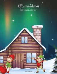 bokomslag Elfos navideños libro para colorear 1