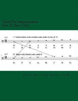 bokomslag Tools For Improvisation Part II (Bass Clef): Minor scale modes and harmony