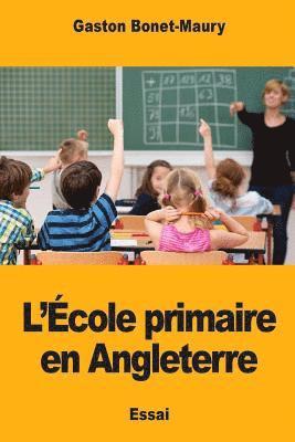 L'École primaire en Angleterre 1