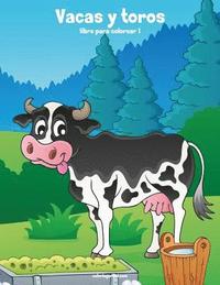 bokomslag Vacas y toros libro para colorear 1