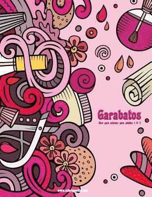 Garabatos libro para colorear para adultos 1 & 2 1