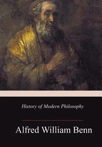 bokomslag History of Modern Philosophy