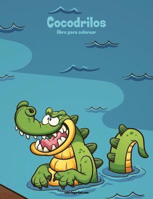 bokomslag Cocodrilos libro para colorear 1