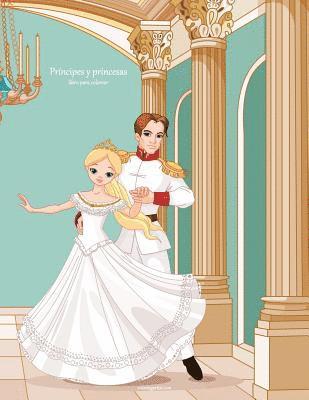 bokomslag Príncipes y princesas libro para colorear 1
