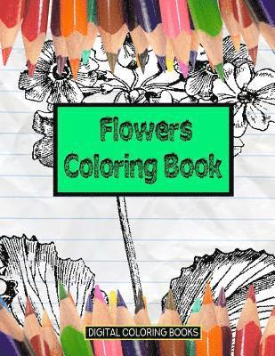 bokomslag Flowers Coloring Book