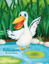bokomslag Pelicanos libro para colorear 1