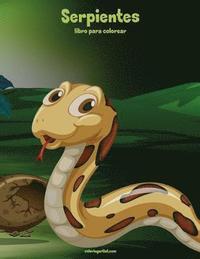 bokomslag Serpientes libro para colorear 1