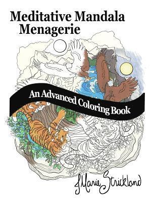 bokomslag Meditative Mandala Menagerie: An Advanced Coloring Book