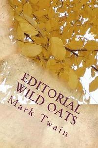 bokomslag Editorial Wild Oats